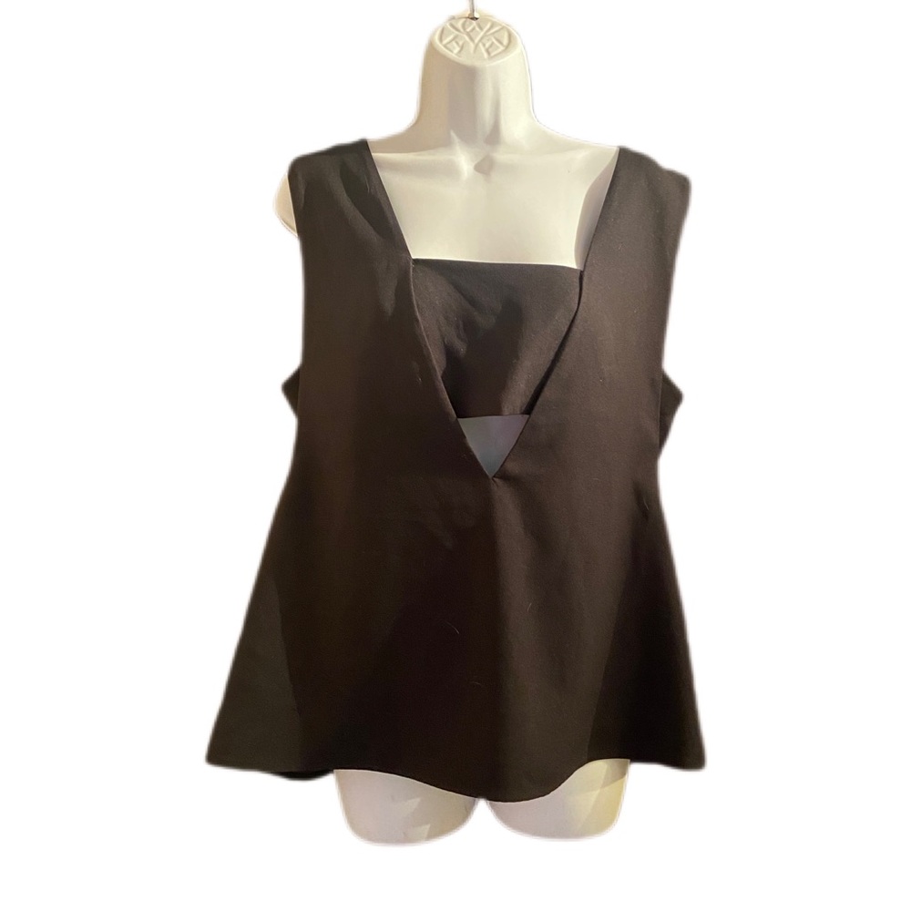 Express NWT Bandeau Layered Look Sleeveless Top, Size Large